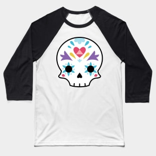 Sugar skull heart Baseball T-Shirt